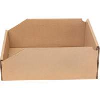 Boîtes profondes en carton ondul&eacute;, 11-3/4" la x 11-1/4" p x 4-1/2" h, Beige Sécurité Médic