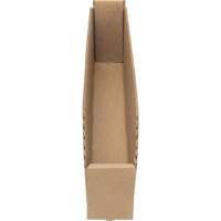 Boîtes profondes en carton ondul&eacute;, 2-7/8" la x 17-1/4" p x 4-1/2" h, Beige Sécurité Médic