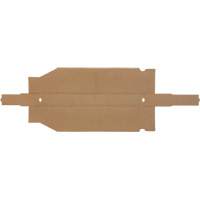 Boîtes profondes en carton ondul&eacute;, 2-7/8" la x 17-1/4" p x 4-1/2" h, Beige Sécurité Médic
