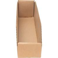 Boîtes profondes en carton ondul&eacute;, 3-3/4" la x 17-1/4" p x 4-1/2" h, Beige Sécurité Médic