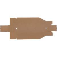 Boîtes profondes en carton ondul&eacute;, 3-3/4" la x 17-1/4" p x 4-1/2" h, Beige Sécurité Médic