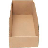 Boîtes profondes en carton ondul&eacute;, 5-3/4" la x 17-1/4" p x 4-1/2" h, Beige Sécurité Médic