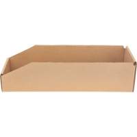 Boîtes profondes en carton ondul&eacute;, 5-3/4" la x 17-1/4" p x 4-1/2" h, Beige Sécurité Médic