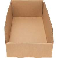 Boîtes profondes en carton ondul&eacute;, 7-3/4" la x 17-1/4" p x 4-1/2" h, Beige Sécurité Médic