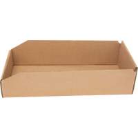 Boîtes profondes en carton ondul&eacute;, 7-3/4" la x 17-1/4" p x 4-1/2" h, Beige Sécurité Médic