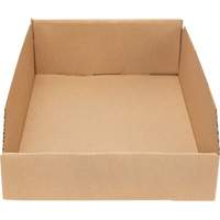 Boîtes profondes en carton ondul&eacute;, 11-3/4" la x 17-1/4" p x 4-1/2" h, Beige Sécurité Médic