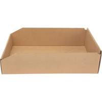 Boîtes profondes en carton ondul&eacute;, 11-3/4" la x 17-1/4" p x 4-1/2" h, Beige Sécurité Médic