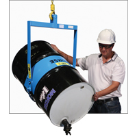 Leveurs de baril - Inclinaison manuelle, Baril de 55 gal. US (45 gal. imp.), Capacit&eacute; 800 lb/363 kg Sécurité Médic