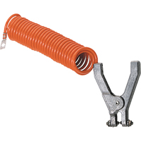 Coiled Grounding Clamps, 240" Long Sécurité Médic