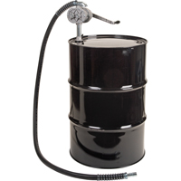 Rotary Lobe Type Drum Pump, Aluminum/Steel, Fits 55 Gal., 1 liter per revolution Sécurité Médic