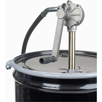 Rotary Type Drum Pump, Aluminum, Fits 15-55 Gal., 6-3/4 oz. per revolution Sécurité Médic