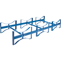 Porte-barils empilables, 3 barils, Capacit&eacute; de 2400 lb, 71-1/2" la x 30" p x 12-1/2" h Sécurité Médic