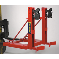 Gator Grip Forklift Attachment for Drum Handling, For 30 US Gal. (25 Imperial Gal.) / 50 US Gal. (41.6 Imperial Gal.) / 80 US Gal. (66.6 Imperial Gal.) Sécurité Médic