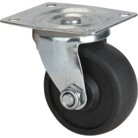 Roulette, Pivotant, 3" (76 mm), Polyol&eacute;fine, 250 lb (113 kg) Sécurité Médic
