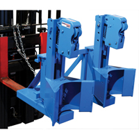 Manipulateur de barils MORSPEED 1500 pour chariot &eacute;l&eacute;vateur, Pour 55 gal. US (45 gal. imp.) Sécurité Médic