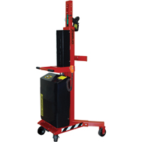 Manipulateur ergonomique de baril &agrave; lev&eacute;e motoris&eacute;e, DM-100-PL, 30 - 85 gal. US (25 - 70 gal. imp.) Sécurité Médic