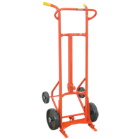 Chariot pour baril de s&eacute;rie de luxe 15BTW, Fabriqu&eacute; en Acier, 30 - 55 gal. US (25 - 45 gal. imp.) Sécurité Médic