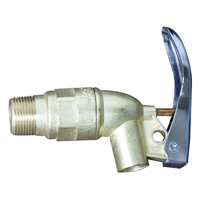 Soupape de baril en zinc sans pare-flamme, Alliage de zinc, entr&eacute;e NPT 3/4" Sécurité Médic