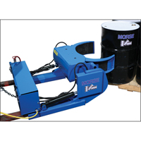 Manipulateur de baril mont&eacute; sur fourches Grip+Go &agrave; prise motoris&eacute;e, Baril de 15 - 55 gal. US (12,5 - 45 gal. imp.), Capacit&eacute; 1500 lb/680 kg Sécurité Médic
