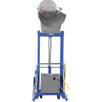 Tombereau hydraulique portatif pour baril, Pour 30 - 55 gal. US (25 - 45,8 gal. imp.) Sécurité Médic