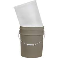 Plastic Pail Liner, 11-1/4" Dia. x 14" H, 5 US gal (4.16 imp. Gal.) Capacity Sécurité Médic