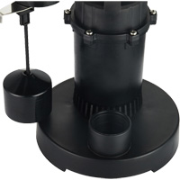 Thermoplastic Submersible Sump Pump, 2560 GPH, 115 V, 4.6 A, 1/3 HP Sécurité Médic
