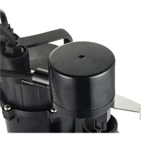 Thermoplastic Submersible Sump Pump, 2560 GPH, 115 V, 4.6 A, 1/3 HP Sécurité Médic