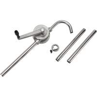 Rotary Type Drum Pump, Stainless Steel, Fits 55 Gal., 12 oz./Stroke Sécurité Médic