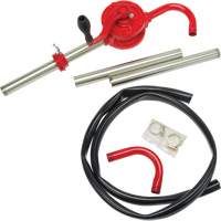 Rotary Type Drum Pump, Cast Iron/Steel, Fits 30-55 Gal., 8 oz./Stroke Sécurité Médic