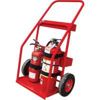 Chariot de prevention d'incendie pour travaux &agrave; chaud, Roues Semi-pneumatique, Base de 17,75" la x 8,9" lo, 100 lb Sécurité Médic