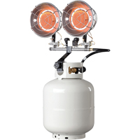 Double Tank-Top Heater, Radiant Heat, Propane, 30000 BTU/H Sécurité Médic