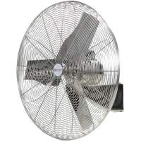 Stainless Steel Food Service Washdown Air Circulating Fans, Industrial, 1 Speed, 30" Diameter Sécurité Médic