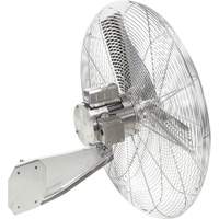 Stainless Steel Food Service Washdown Air Circulating Fans, Industrial, 1 Speed, 30" Diameter Sécurité Médic