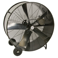 Heavy-Duty Fixed Belt Drive Drum Fan, Industrial, 2 Speed, 42" Diameter Sécurité Médic