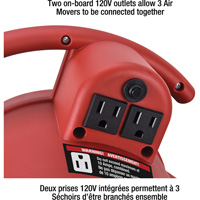 Appareil de ventilation, 550 pi³/min Sécurité Médic