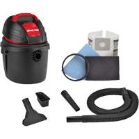 Portable Shop Vacuum, Wet-Dry, 2.5 HP, 2.5 US Gal. (9.5 Litres) Sécurité Médic