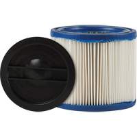 CleanStream&reg; Gore&reg; Small Wet/Dry Vacuum Filter, Cartridge/Hepa, Fits 1 - 6 US gal. Sécurité Médic