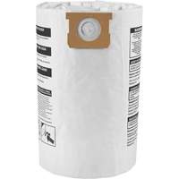 Type G Disposable Dry Filter Bags, 15 - 22 US gal. Sécurité Médic