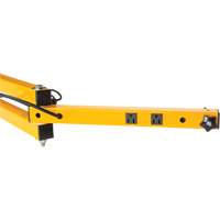 180 Double Locking Arm with 2 Receptacles Sécurité Médic