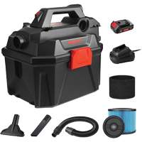 Cordless Wet/Dry Vacuum, 20 V, 2 Gal. Capacity Sécurité Médic
