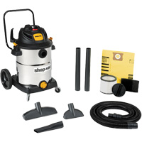 Stainless Steel Wet/Dry Shop Vacuum, 120 V, 16 gal. Capacity Sécurité Médic
