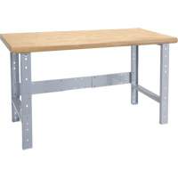 &eacute;tabli pr&eacute;conçu, Dessus & montants seulement, Cap 2500 lb, 60" la x 36" p, 34" h Sécurité Médic