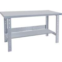 &eacute;tabli pr&eacute;conçu, 60" la x 36" p x 34" h, Capacit&eacute; 2500 lb Sécurité Médic