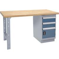 &eacute;tabli pr&eacute;conçu, Cap 2500 lb, 72" la x 36" p, 34" h Sécurité Médic