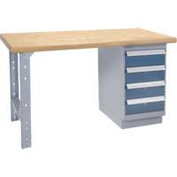 &eacute;tabli robuste, Cap 1500 lb, 72" la x 36" p, 34" h Sécurité Médic