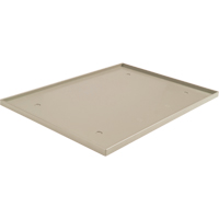 Locker Base Insert, Fits Locker Size 12" x 18", Beige, Plastic Sécurité Médic