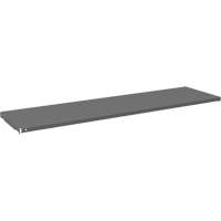 Tablette pour armoire, 59-3/4" x 16-3/8", Capacit&eacute; de 500 lb, Gris Sécurité Médic