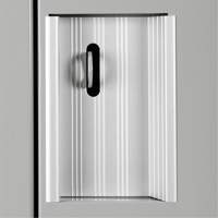 Clean Line Lockerette, 6 -tier, Bank of 4, 48" x 18" x 82", Steel, Charcoal, Rivet (Assembled) Sécurité Médic