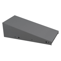 Clean Line Economy Lockers Slope Top, 1 Bank, 18" D x 12" W x 6" H, Steel Sécurité Médic