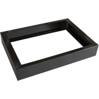 All-Welded Concorde - Heavy-Duty Lockers Recessed Base, 2 Banks, 4" H x 24" W x 17" D, Black, Steel Sécurité Médic